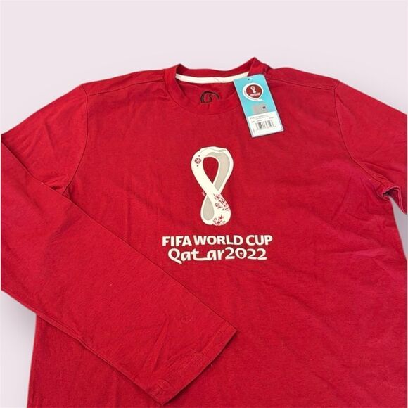 FIFA World Cup Qatar 2022 Long SLeeve Tee *NEW* - Picture 1 of 11